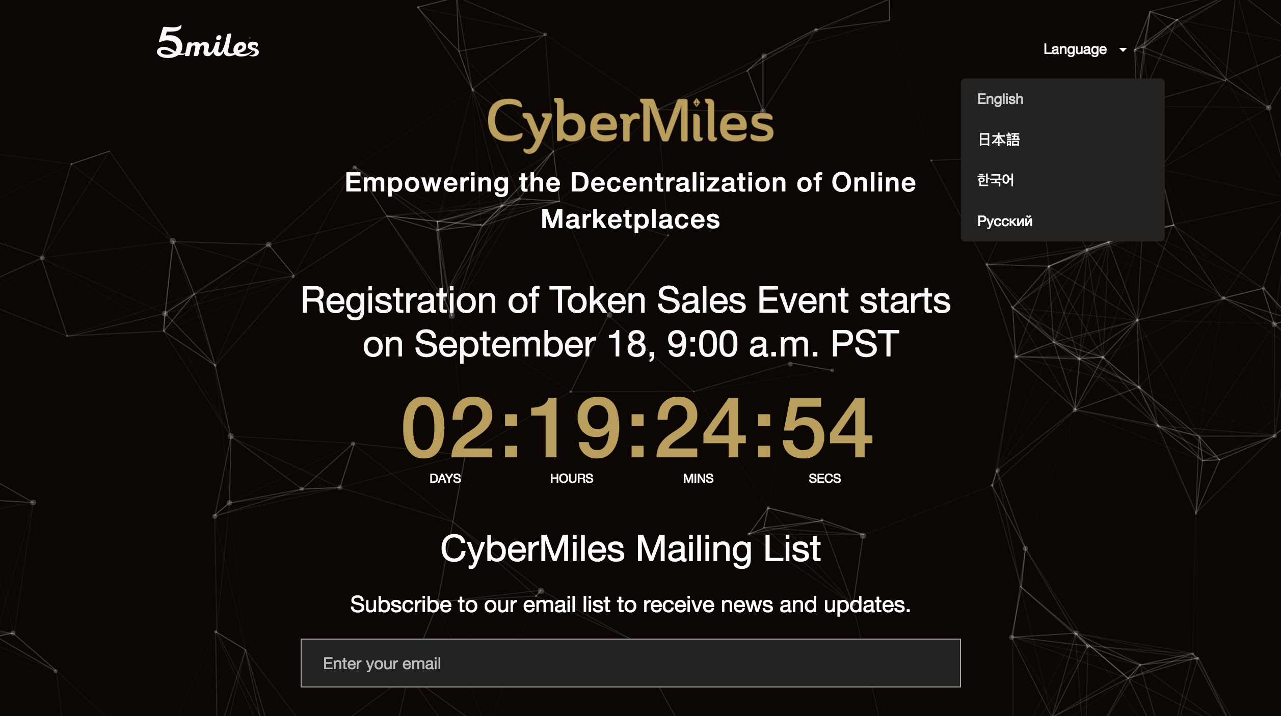 5miles的ICO并不面向中国用户，如果面向中国投资者融资，他们更倾向于传统方式